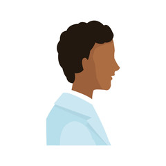 Man cartoon icon. Male avatar person people and human theme. Isolated design. Vector illustration