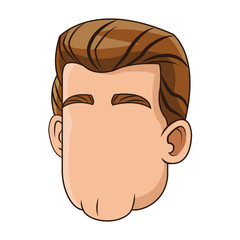 Man cartoon icon. Male avatar person people and human theme. Isolated design. Vector illustration