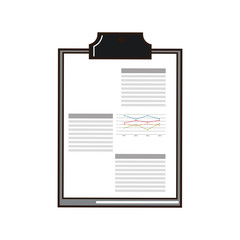 History icon. Medical health care hospital and emergency theme. Isolated design. Vector illustration