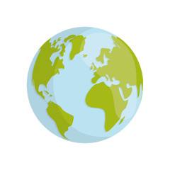 World earth map icon vector illustration graphic design