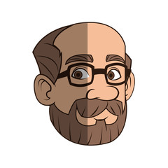 Man cartoon icon. Male avatar person people and human theme. Isolated design. Vector illustration