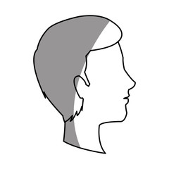 Man cartoon icon. Male avatar person people and human theme. Isolated design. Vector illustration