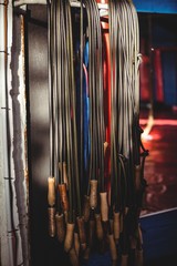 Obraz premium Skipping ropes in fitness studio