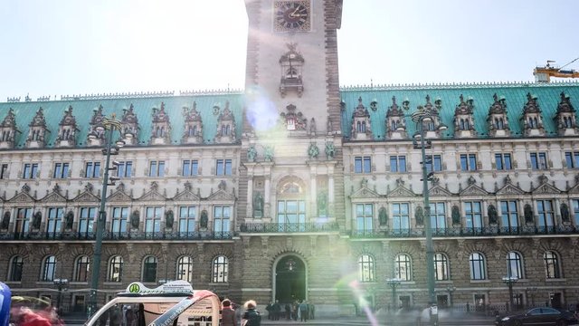 Hamburg City Hall Hyperlapse