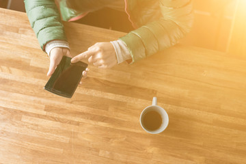 using cellphone at home