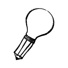 Pencil draw utensil icon vector illustration graphic design