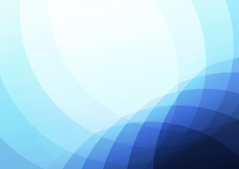 Abstract blue background. Sound wave concept.