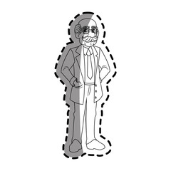 Doctor cartoon icon. Medical health care hospital and emergency theme. Isolated design. Vector illustration