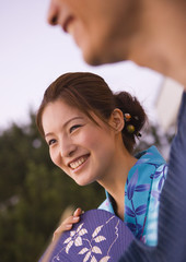 Couple in yukatas