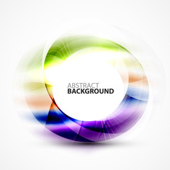 Vector abstract blurred swirl