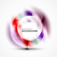 Vector abstract blurred swirl