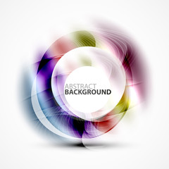 Vector abstract blurred swirl