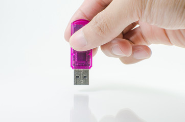 Hand and flash drive , Business,Concepts And Ideas,Technology,Computer,Dtata
