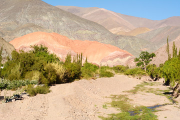 Quebrada de Humahuaca in Jujuy, Argentina.