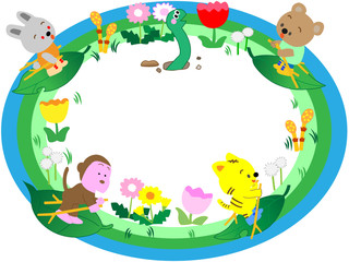 春のタイトルフレーム