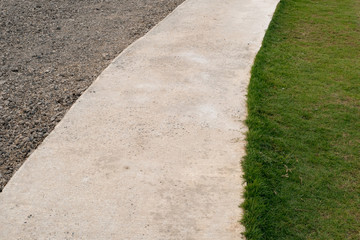 Concrete pathway 