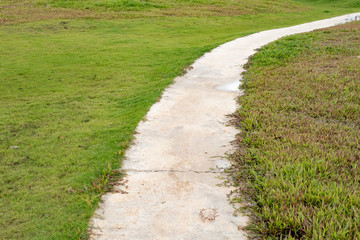 Concrete pathway 
