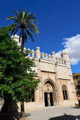 Fototapeta na wymiar Königspalast La Almudaina in Palma