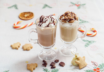hot chocolate with marshmallow