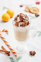 hot chocolate with marshmallow