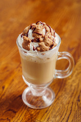 hot chocolate with marshmallow