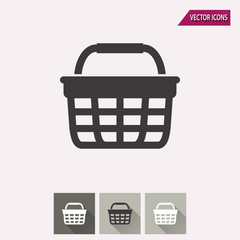 Fototapeta premium Shopping basket - vector icon.