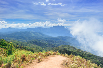2016/12/01 タイチェンマイ風景山　田舎　空