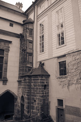 Prague street architecture