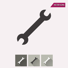 Wrench - vector icon.