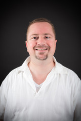 Fototapeta premium Handsome man doing different expressions in different sets of clothes: love