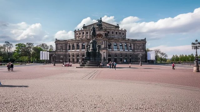Dresden Semper Opera House Hyperlapse