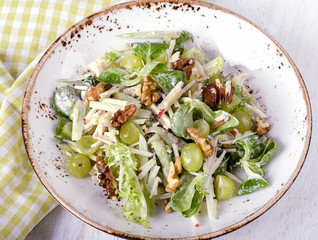Fresh Waldorf salad