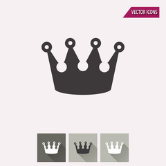 Crown - vector icon.