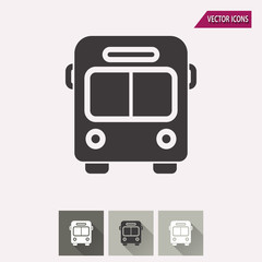 Bus - vector icon.