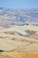 Badlands in Tuscany, Italy