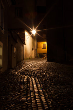 Goerlitz city at night