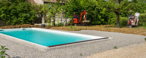chantier piscine