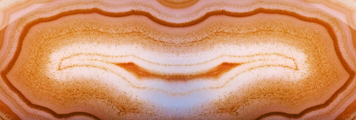 Obrazy na Szkle  ciemnopomarańczowy agat o długiej strukturze makro