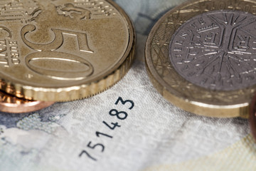 Euro coins