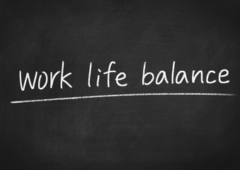 Fototapeta na wymiar work life balance concept
