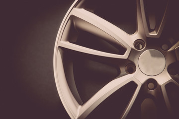 Car rim detail