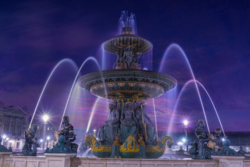 Fountain at Place de la Concord in Paris