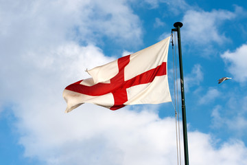 Flag of the City of Genova - Italy