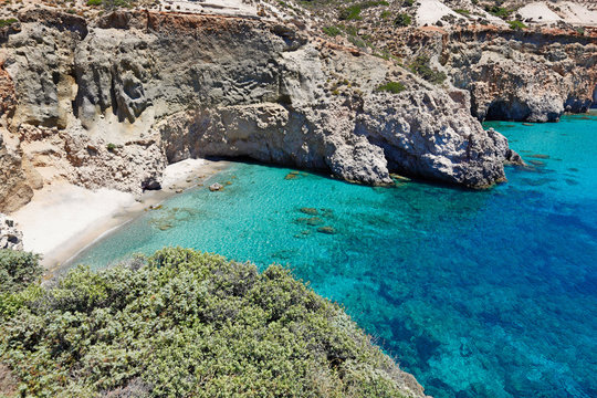 Tsigrado in Milos, Greece