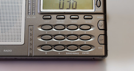 the buttons on the front panel