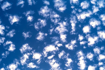 Blue sky with clouds