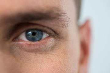 Eye of a man