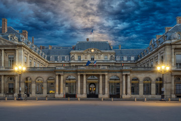 Fototapeta na wymiar The Conseil d Etat is an administrative court of the French gov