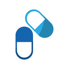 capsule medical isolated icon vector illustration design
