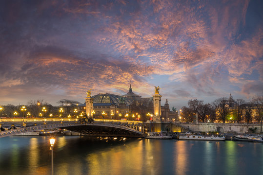 Fototapeta Bridge of the Alexandre III, Paris